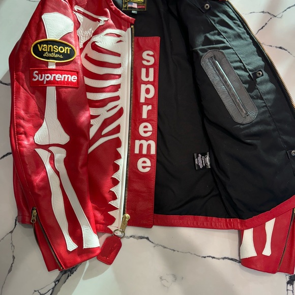 Supreme Leather Bones Jacket - Picture 2 of 14